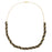 Kumihimo Braided Chain Necklace - Black & Gold