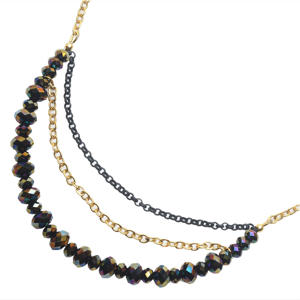 Retired - Midnight Gold Necklace