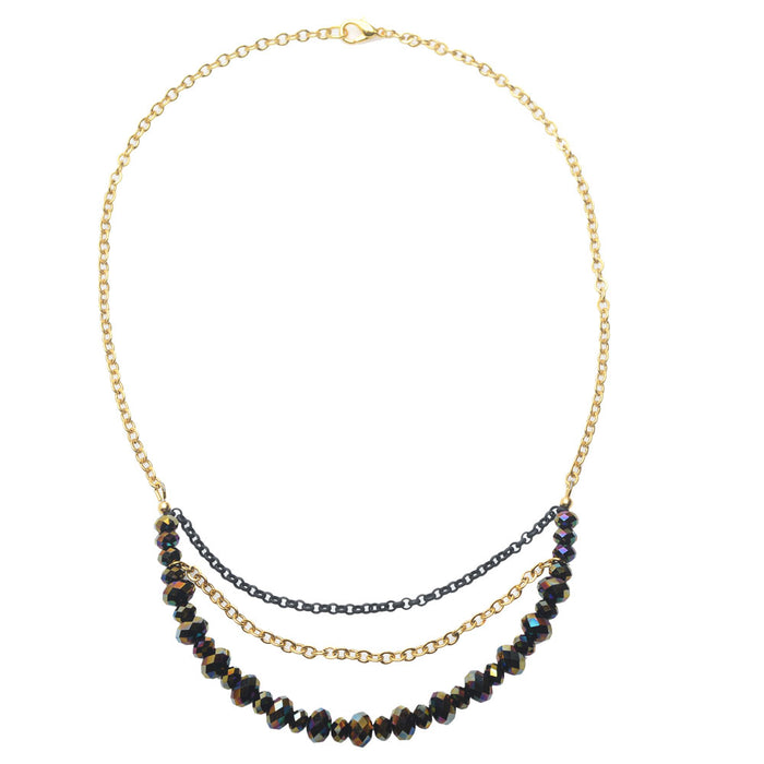 Retired - Midnight Gold Necklace