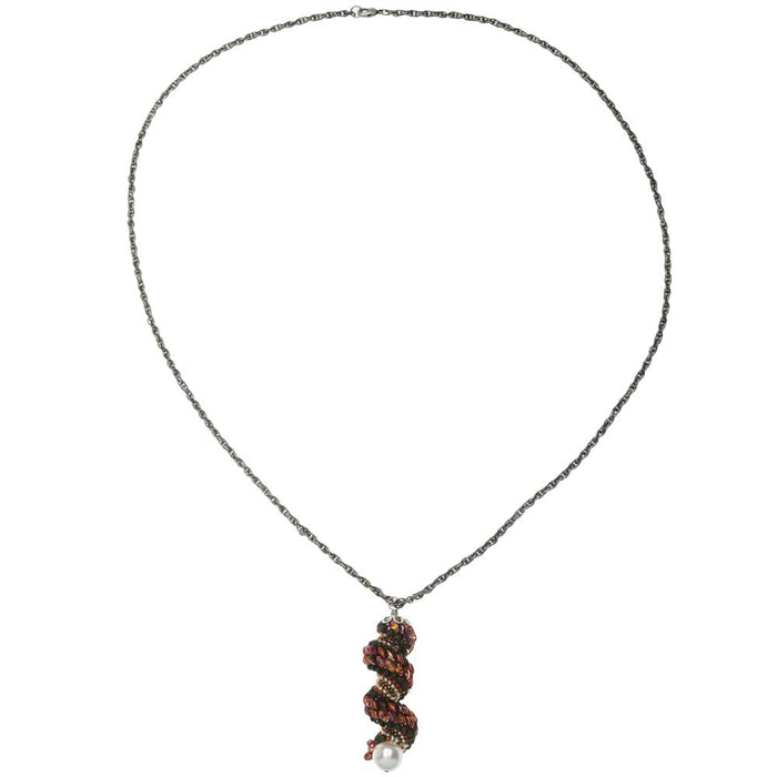 Retired - Cornucopia Swirl Necklace
