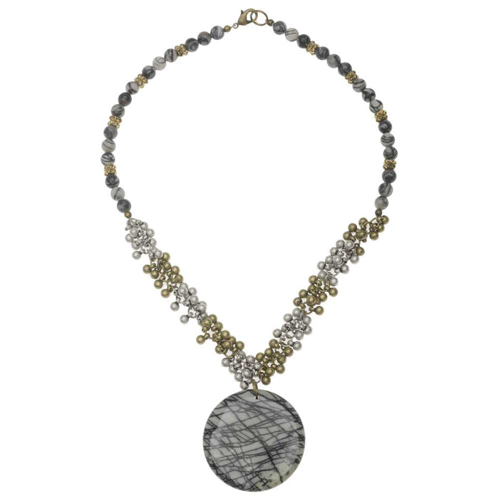 Retired - Metal Matrix Necklace