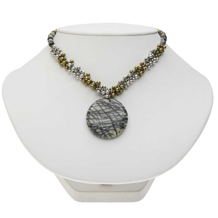 Retired - Metal Matrix Necklace