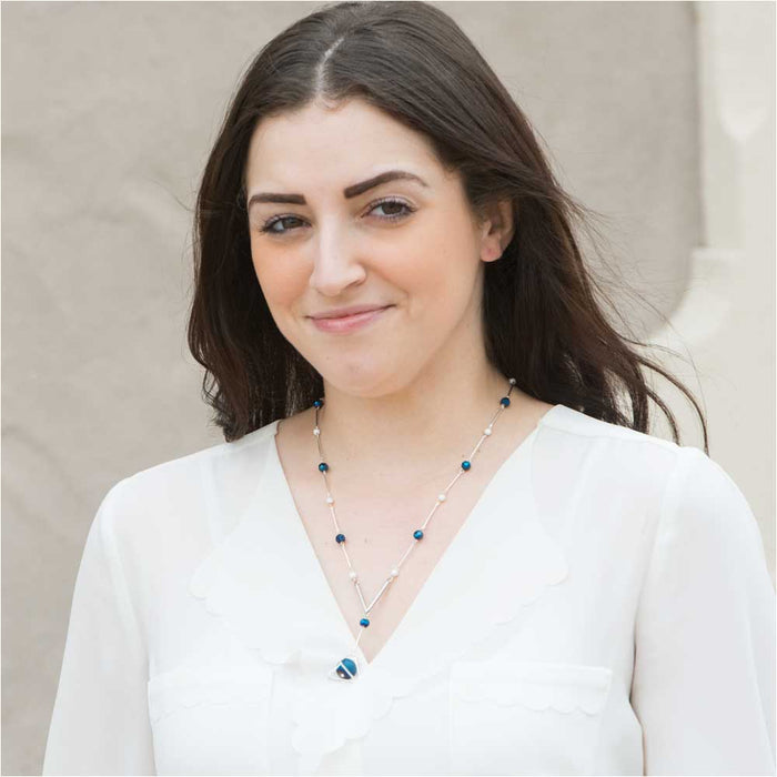 Retired - Geometric Geode Necklace