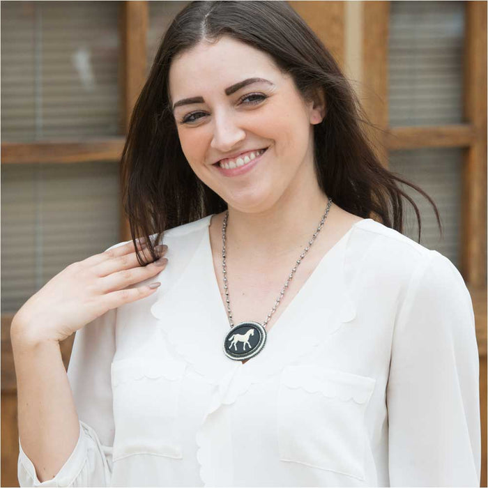 Retired - Le Cheval Necklace