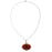 Carnelian Caged Cabochon Necklace