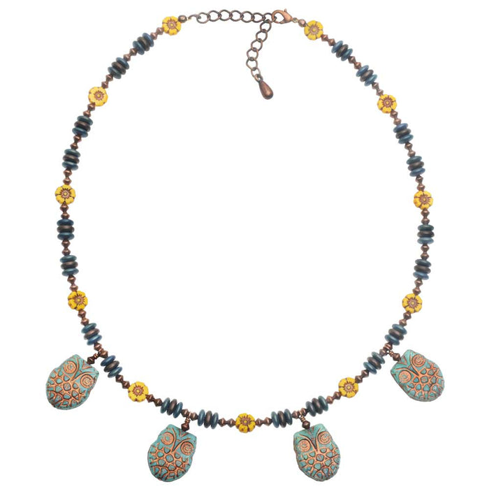 Retired - Owl Quartet Necklace