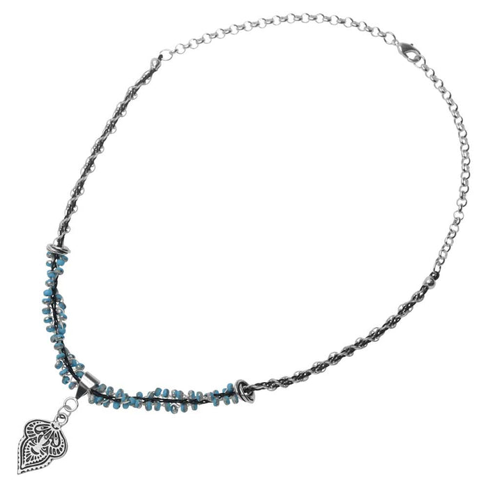 Retired - Mehndi Helix Necklace