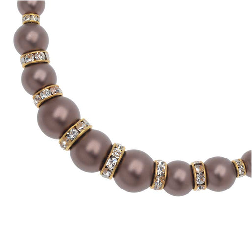 Retired - Timeless Velvet Austrian Crystal Pearl Necklace