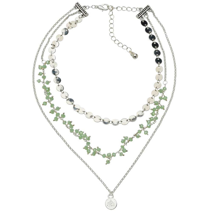 Retired - Emilia Layered Necklace in Silver