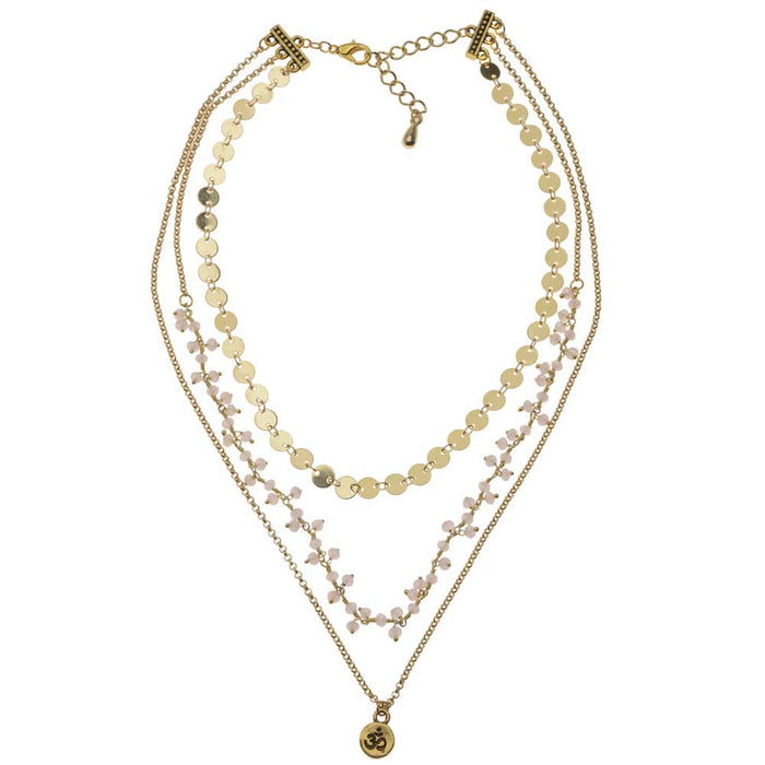 Emilia Layered Necklace in Gold