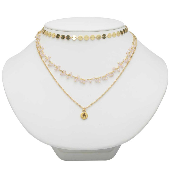 Emilia Layered Necklace in Gold