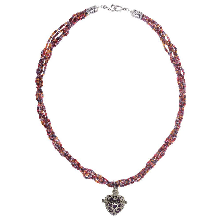 Retired - Heart Aglow Aromatherapy Necklace