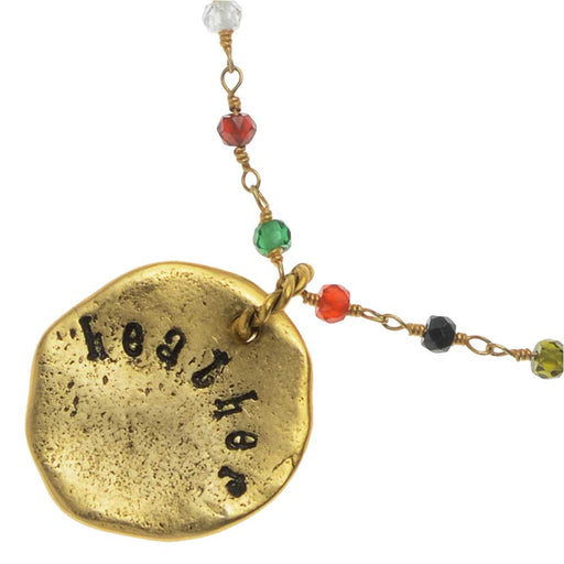 Retired - Metal Stamped Name Necklace
