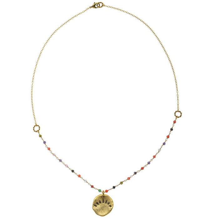 Retired - Metal Stamped Name Necklace