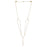 Gold Chevron Geometric Necklace