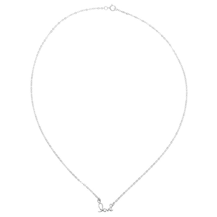 Sterling Silver Love Necklace