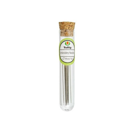 Tulip Embroidery Needles, Size #7 Sharp Tip 38.1mmx 0.6mm (Pack of 8)