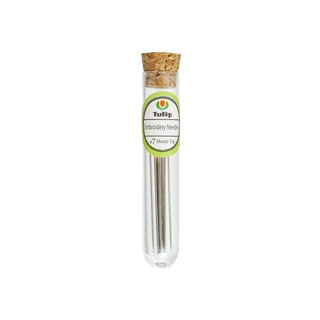 Tulip Embroidery Needles, Size #7 Sharp Tip 38.1mmx 0.6mm (Pack of 8)