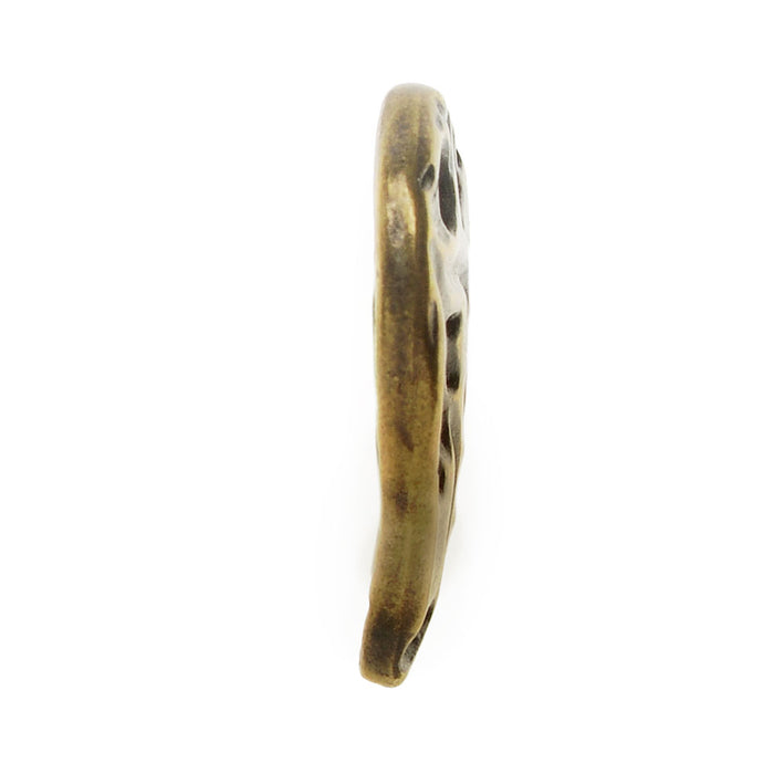 TierraCast Charm, Amor Small Heart 13.5x15mm, Brass Oxide Finish (1 Piece)