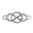 TierraCast Antiqued Lead-Free Pewter Infinity Link 15x35mm - 1 Piece