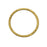 Open Frame Pendant, Flat Round Hoop 34.5mm, Antiqued Gold, by Nunn Design (1 Piece)