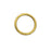 Open Frame Pendant, Flat Round Hoop 23.5mm, Antiqued Gold by Nunn Design