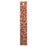 Nunn Design Blank Flat Tag, Hammered Rectangle 7.5x44.5mm, Antiqued Copper (1 Piece)