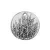 Nunn Design Charm, Rocky Mountain 20mm, Antiqued Silver (1 Piece)