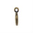 TierraCast Pewter Charm, North Star Design with Loop 14.5x11mm, Brass Oxide (1 Piece)