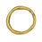 Nunn Design Open Frame, Grande Organic Hoop, 28.5mm, Antiqued Gold (1 Piece)