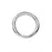 Nunn Design Open Frame, Large Organic Hoop, 21mm, Antiqued Silver (1 Piece)