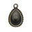TierraCast Bezel Pendant, Fits #4320 Pear 14x10mm, 1 Piece, Antiqued Brass