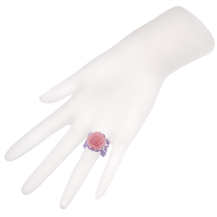 Retired - Lilac and Pink Love in Bloom Ring