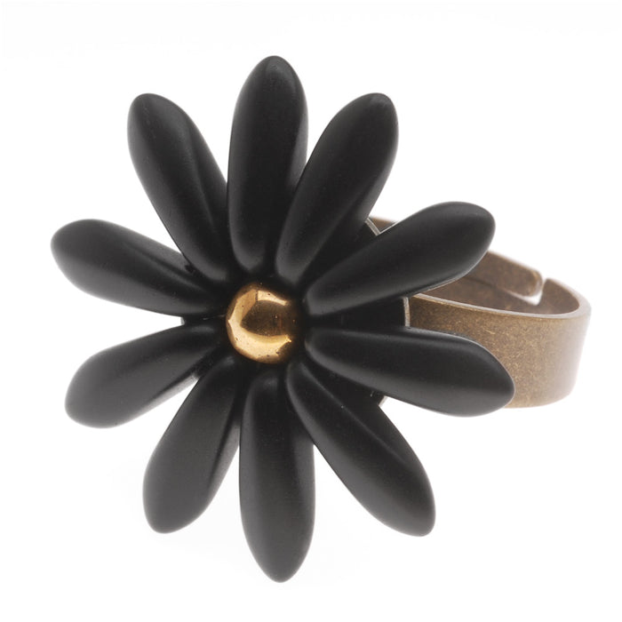 Retired - Dear Daisy Ring in Black
