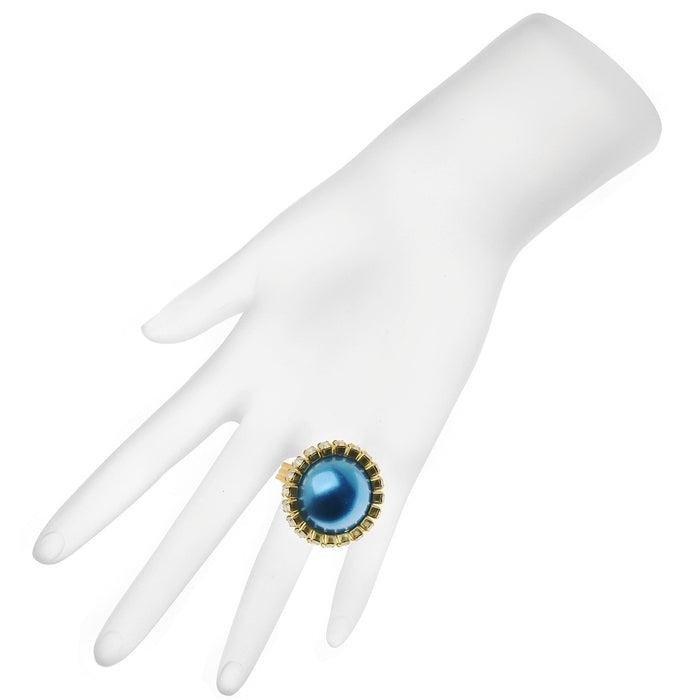Retired - Marianne Ring in Teal Blue
