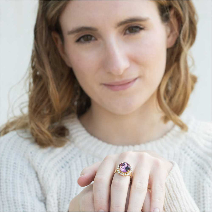 Retired - Iris Halo Ring