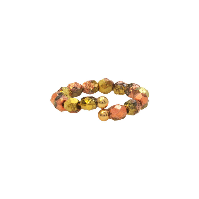 California Gold Rush Memory Wire Ring