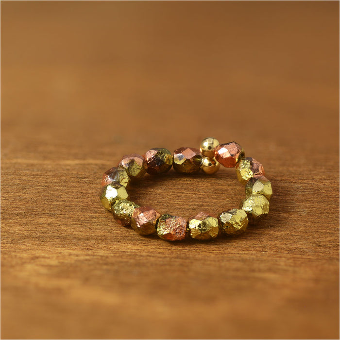 California Gold Rush Memory Wire Ring