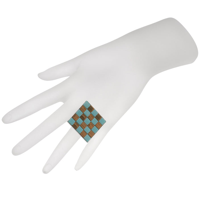 Retired - Checkerboard Tila Ring