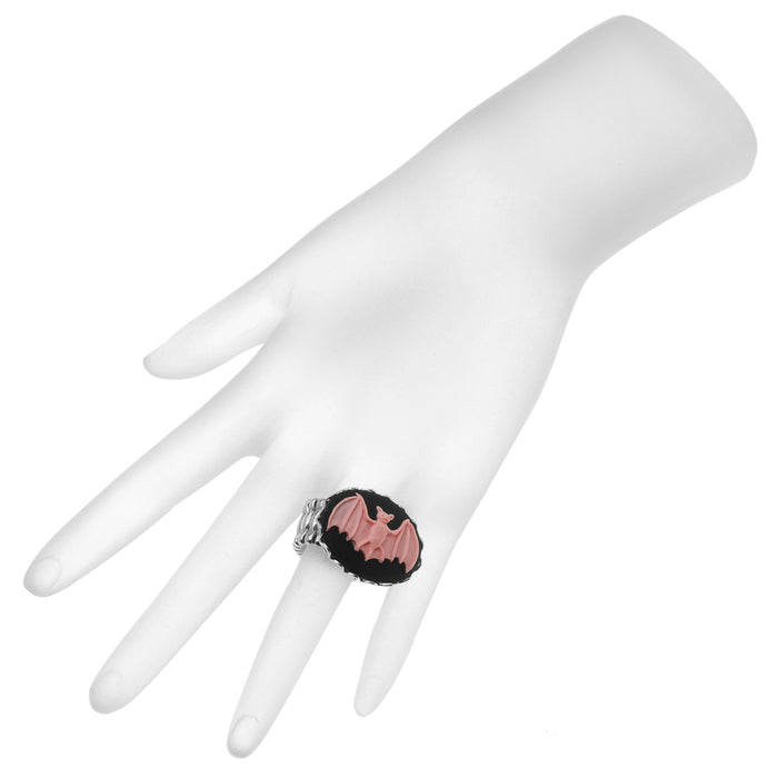 Retired - Set of 2 Bat Cameo Rings