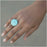 Set of Four Gemstone Rings
