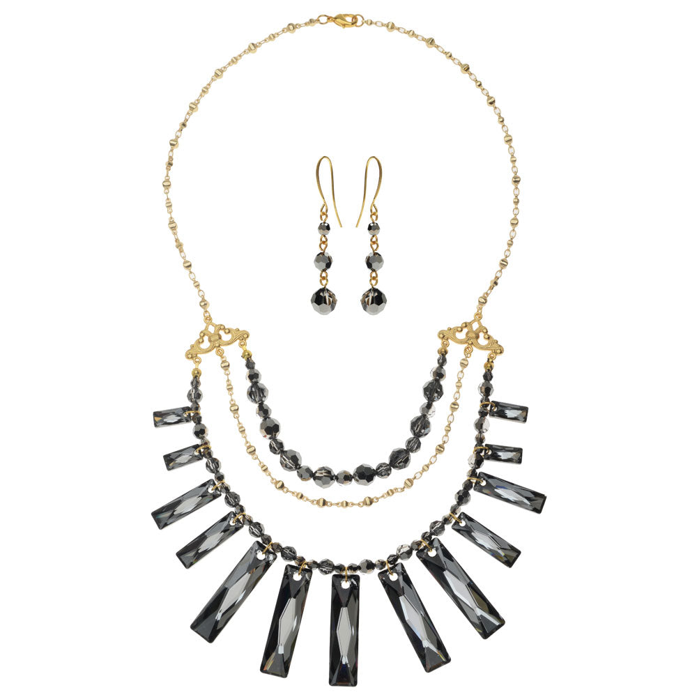 Retired - Shimmering Night Necklace and Earrings