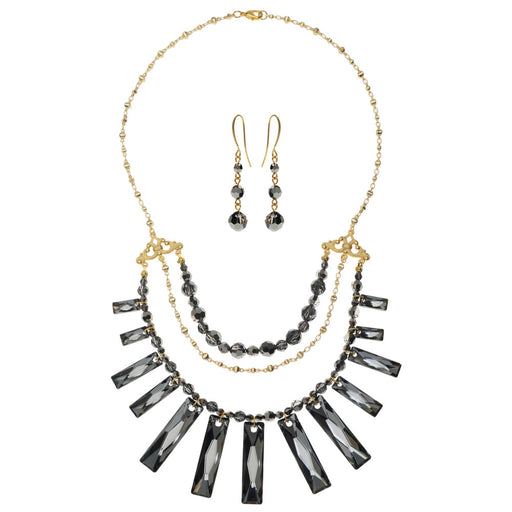 Retired - Shimmering Night Necklace and Earrings