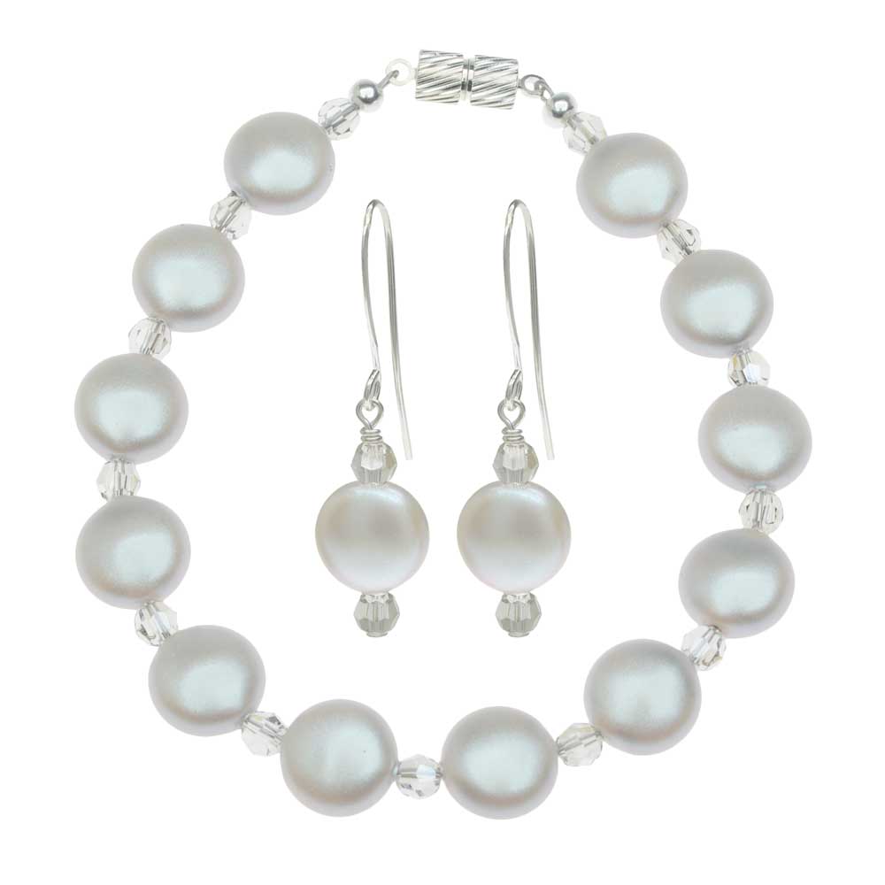 Retired - Dove Grey Bridal Set