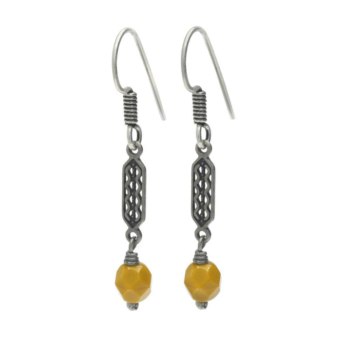 Mustard Seed Bracelet and Earring Set