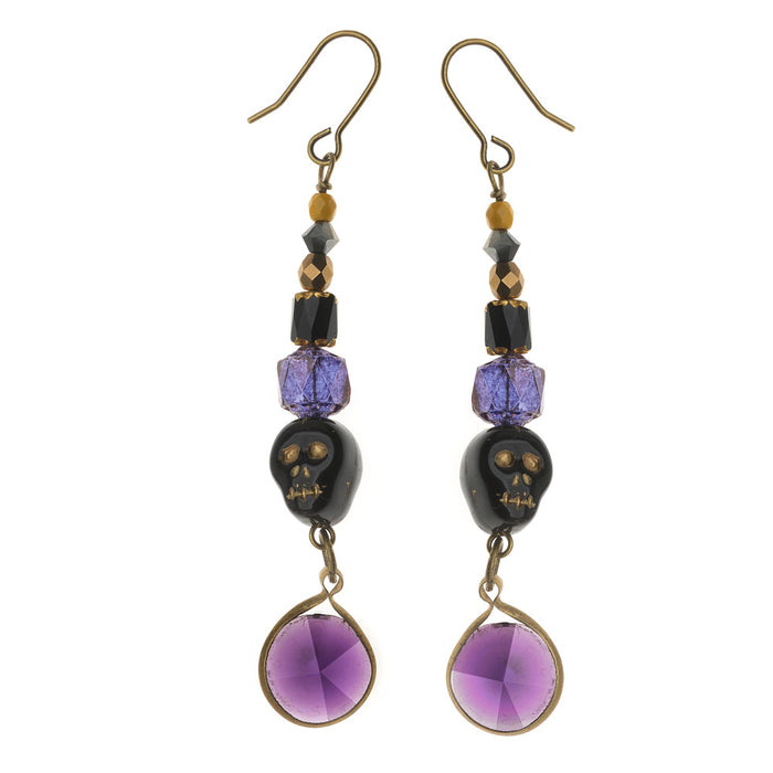 Retired - Black & Gold Skull Jewelry Set