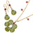 Retired - Olivine Wreath Necklace and Earring Set