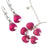 Retired - Ruby Wreath Necklace and Earring Set