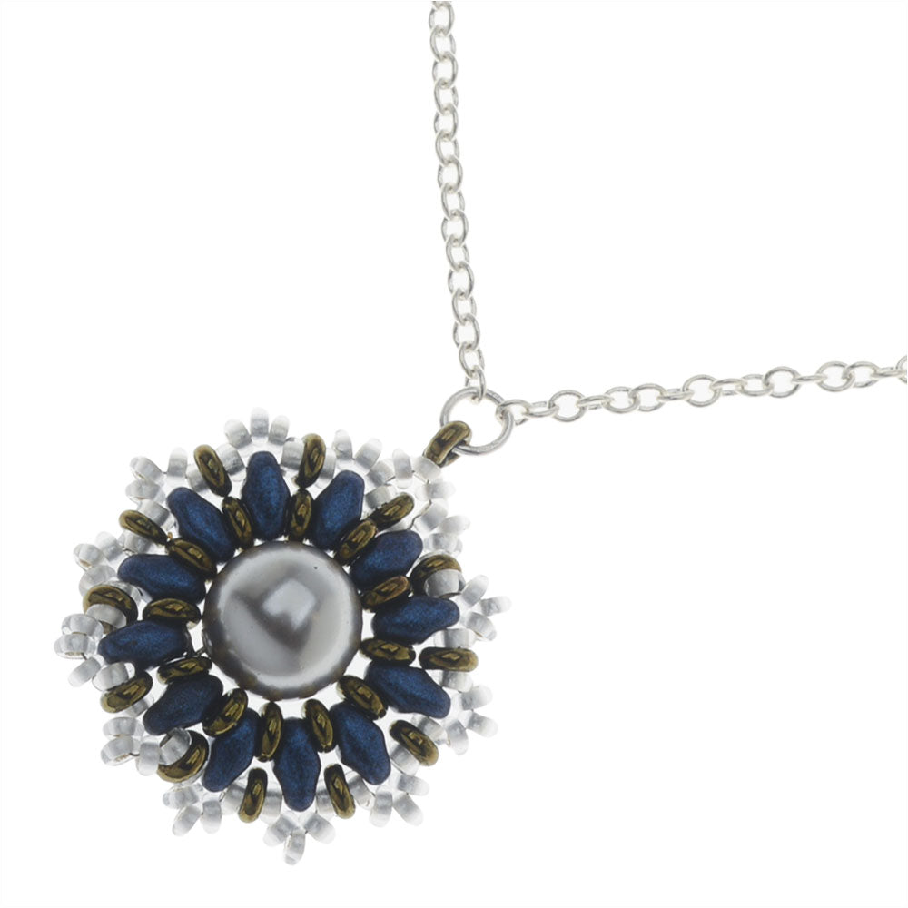 Floraline Necklace, Earring and Bracelet Set in Nightshade