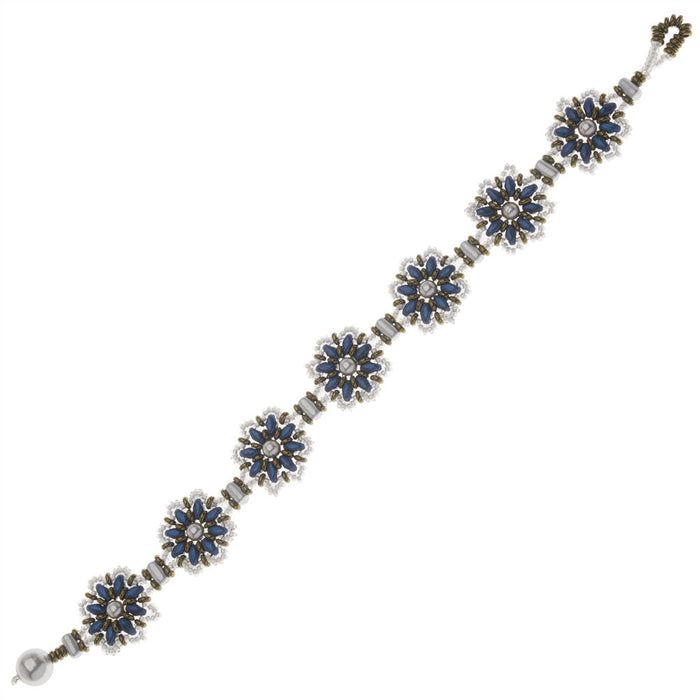 Floraline Necklace, Earring and Bracelet Set in Nightshade